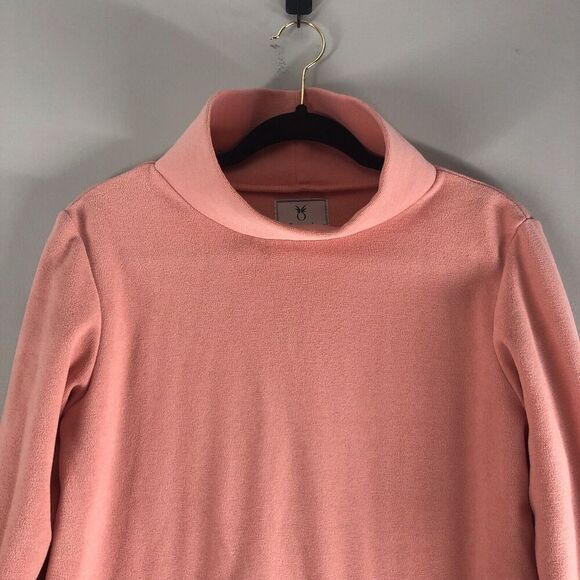 Dudley Stephens Sz Medium Park Slope Fleece Standing Turtleneck Pullover Sweater - Picture 2 of 15